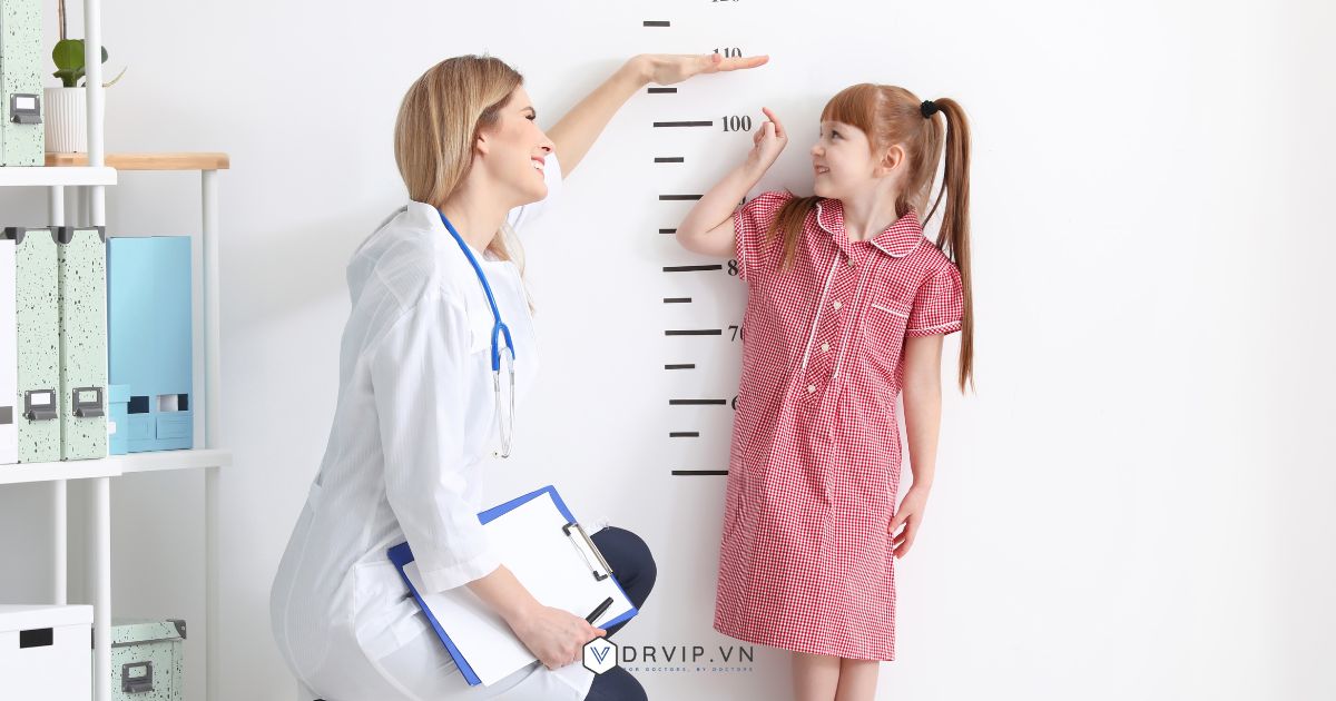 Thước đo cân nặng chiều cao của trẻ