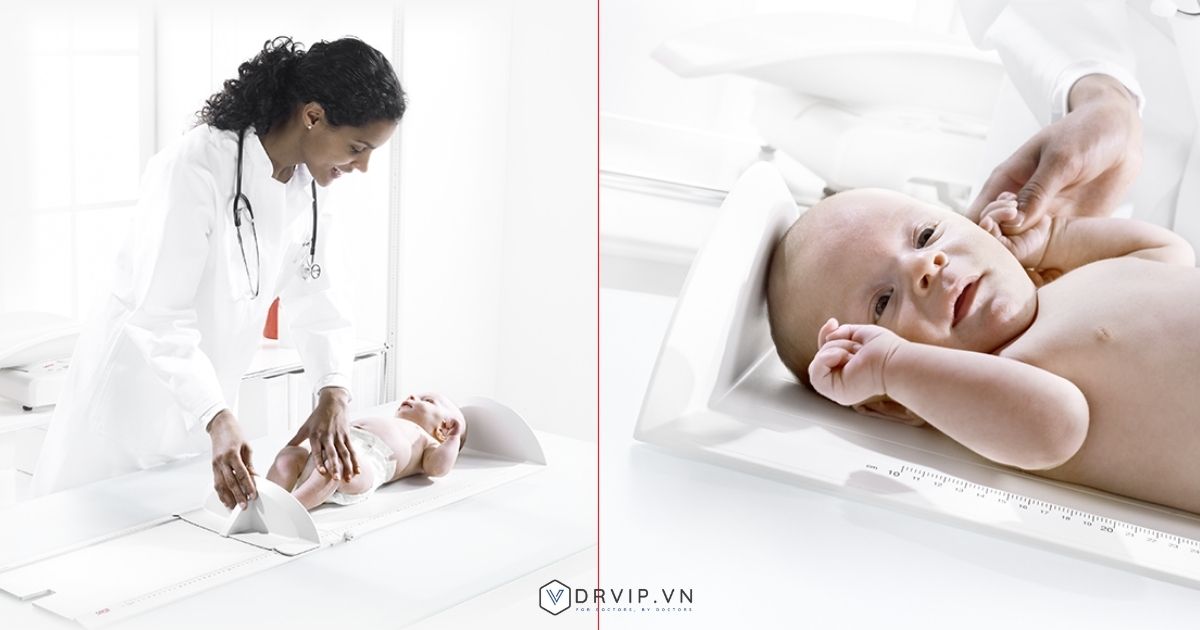 Thước đo chiều dài nằm cho trẻ sơ sinh
