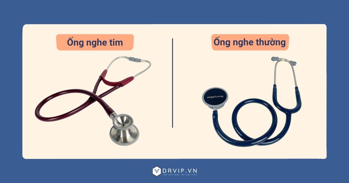 Khác biệt giữa ống nghe tim và ống nghe thường