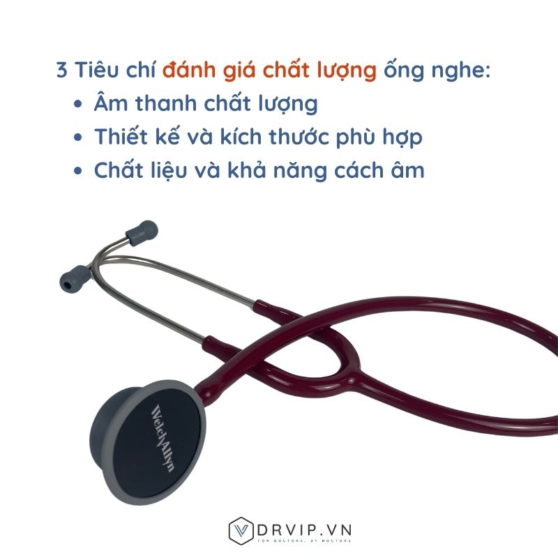 Tiêu chí đánh giá chất lượng ống nghe